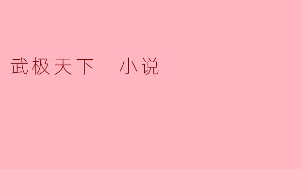 武极天下 小说